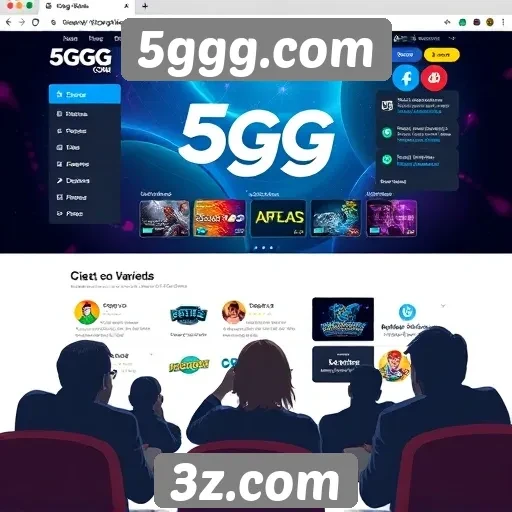 Análise da interface do usuário do site 5ggg.com